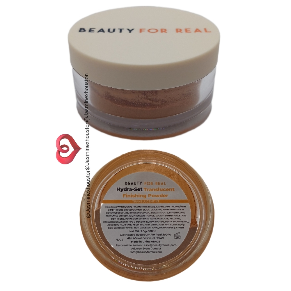 🎉3•$13/4•$16🎉 BEAUTY FOR REAL Hydra-Set Finishing Powder In Translucent #2 - Picture 6 of 7